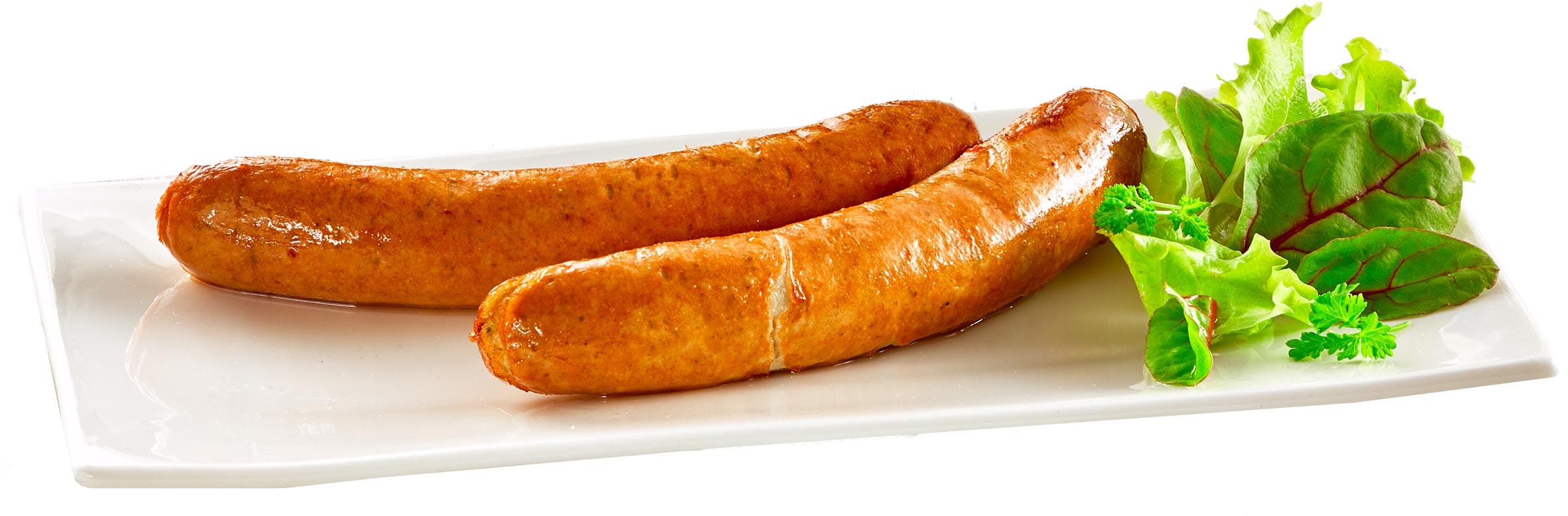 Geflügel­bratwurst fertig gebraten und gebräunt - Sprehe ...